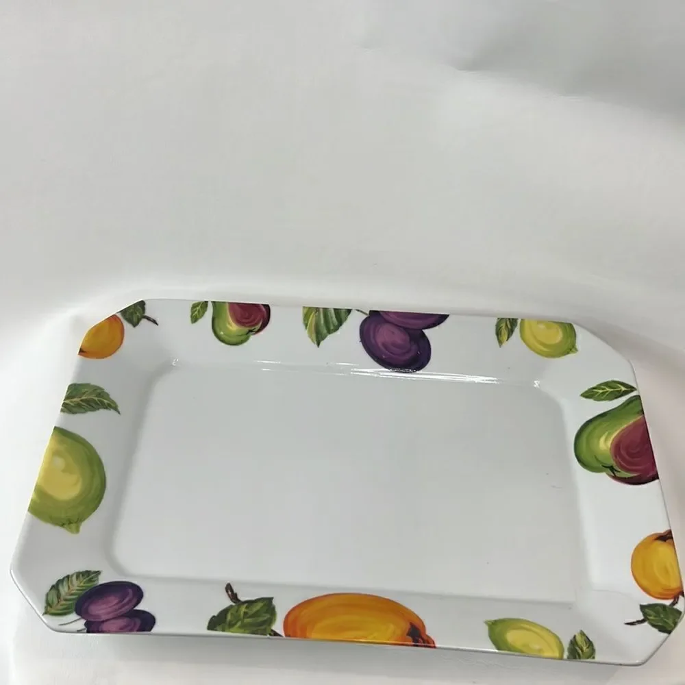 Garry’s Serving Platter Dried Fruit & Nuts 9 1/2 X 15 Inches Weigh 4 Pounds 7 Oz